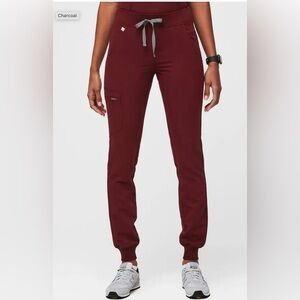 LIKE NEW, AUTHENTIC Zamora Jogger Burgundy Scrub Pants